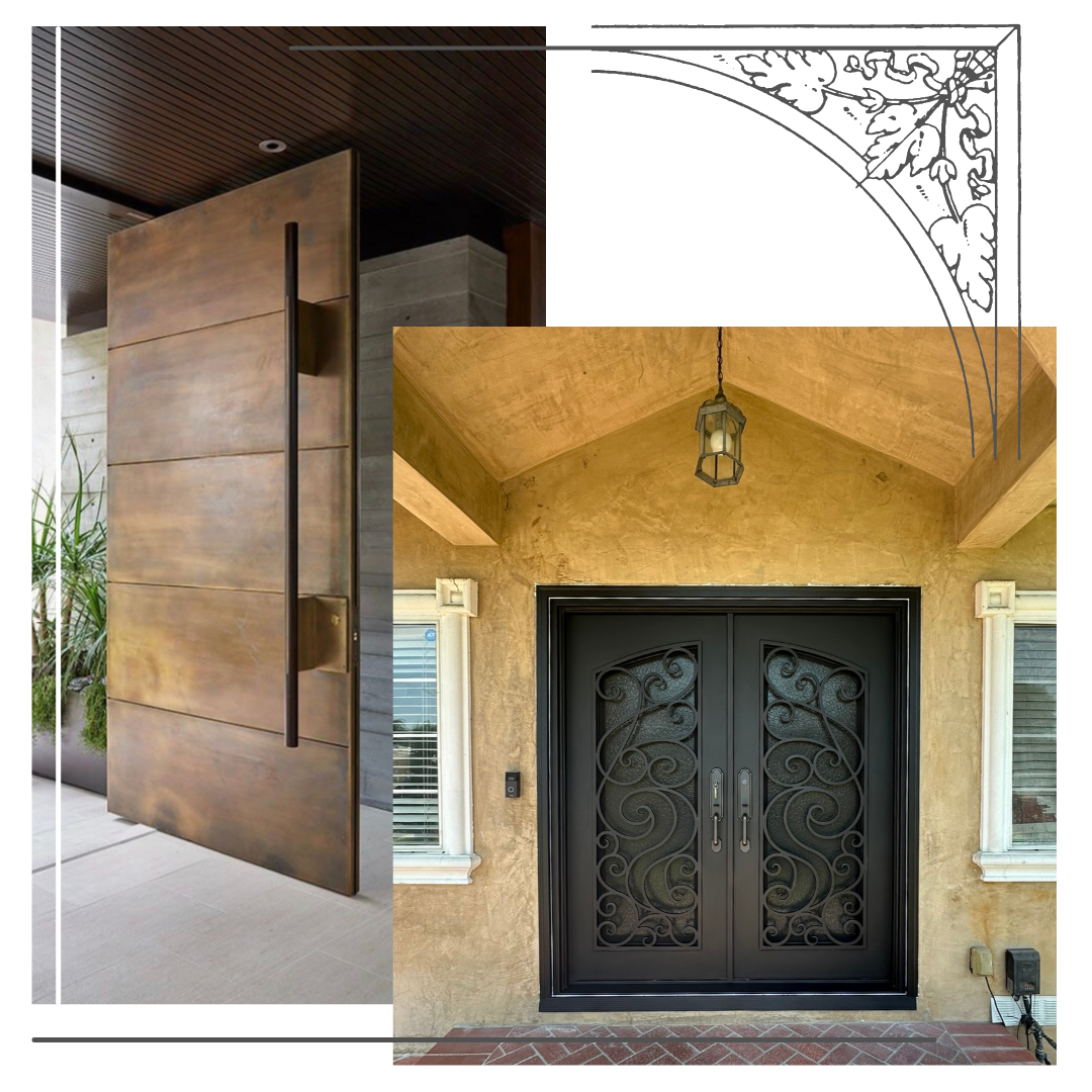 Custom Iron Doors in text image 1