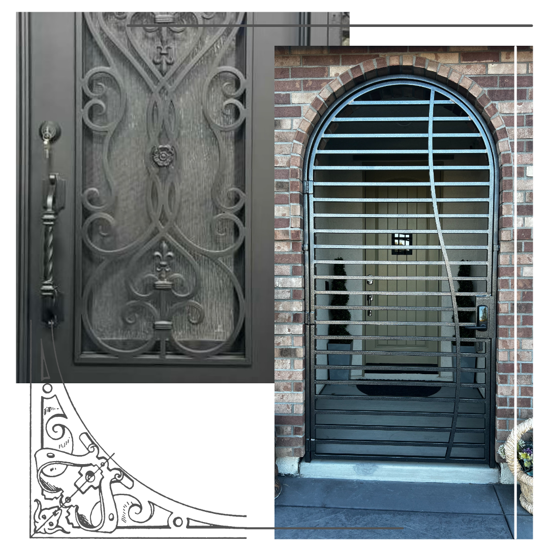Custom Iron Doors in text image 2